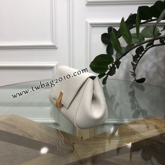 Bottega veneta高端女包 6700白色 寶緹嘉Angle bag新款mini包 BV經典款粒面小牛皮女包包  gxz1197